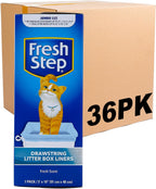 Fresh Step Drawstring Cat Litter Box Liners, Scented Heavy Duty Kitty Litter Bags for Large Oval or Rectangle Pans, Helps Contain Odor and Mess, Easy Lift Out Cleanup, 30 x 17 in, 7 Count - Image 9