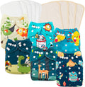 Babygoal reusable cloth diapers set with inserts front view