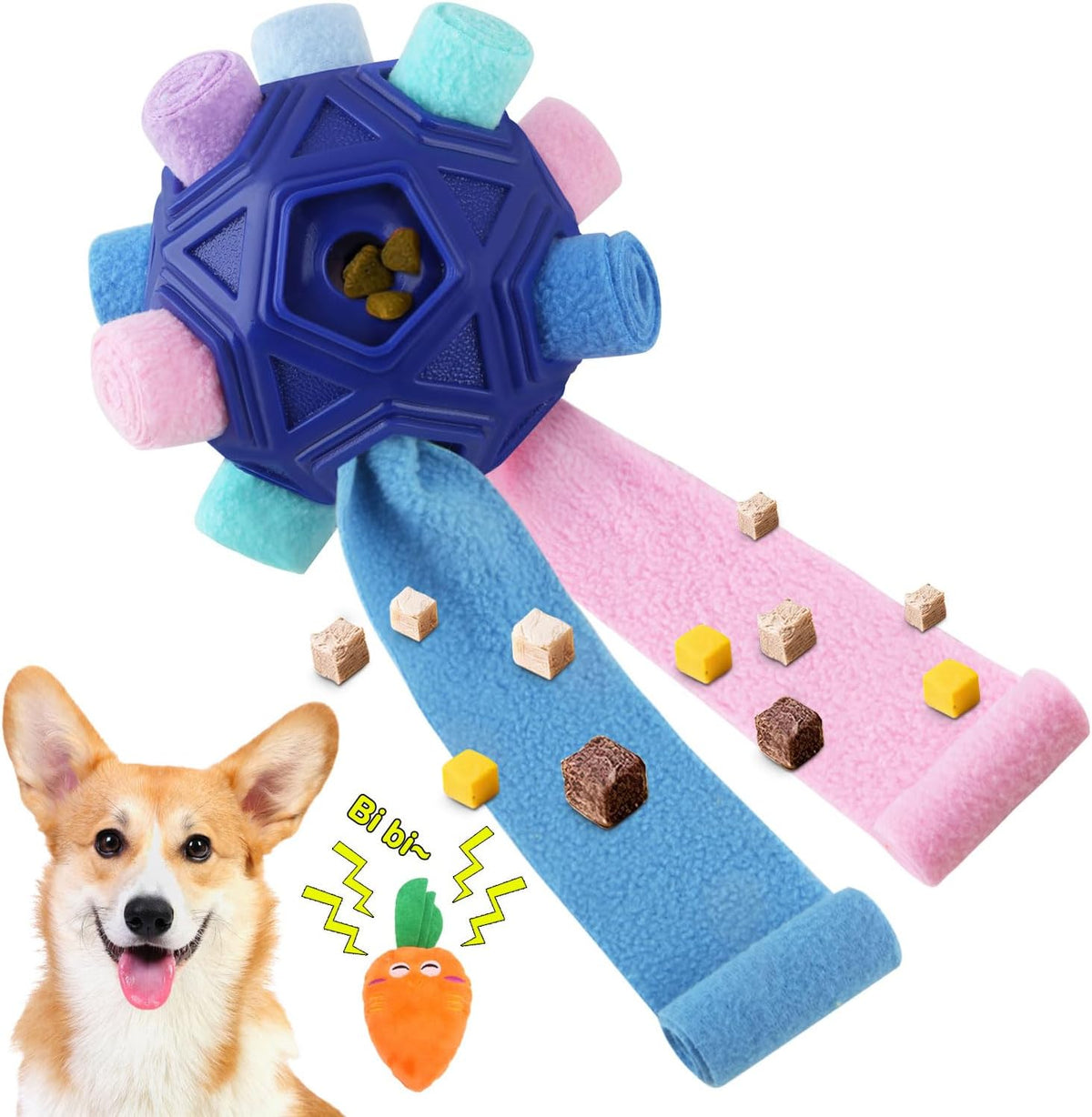 Petration interactive toy for stress relief in dogs