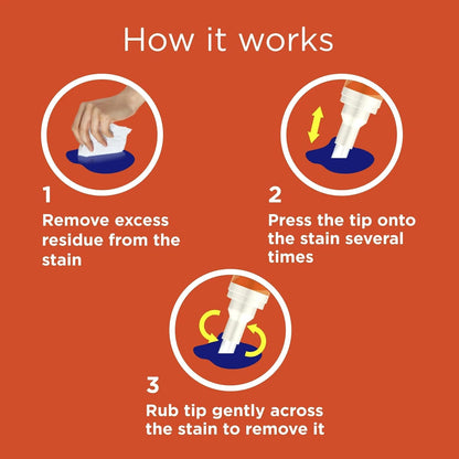 Tide Pen Stain Remover for Clothes, Tide To Go Pen, Instant Stain Remover Pen & Spot Cleaner, Portable & Travel-Friendly, 3 Count (Pack of 1) - Image 4