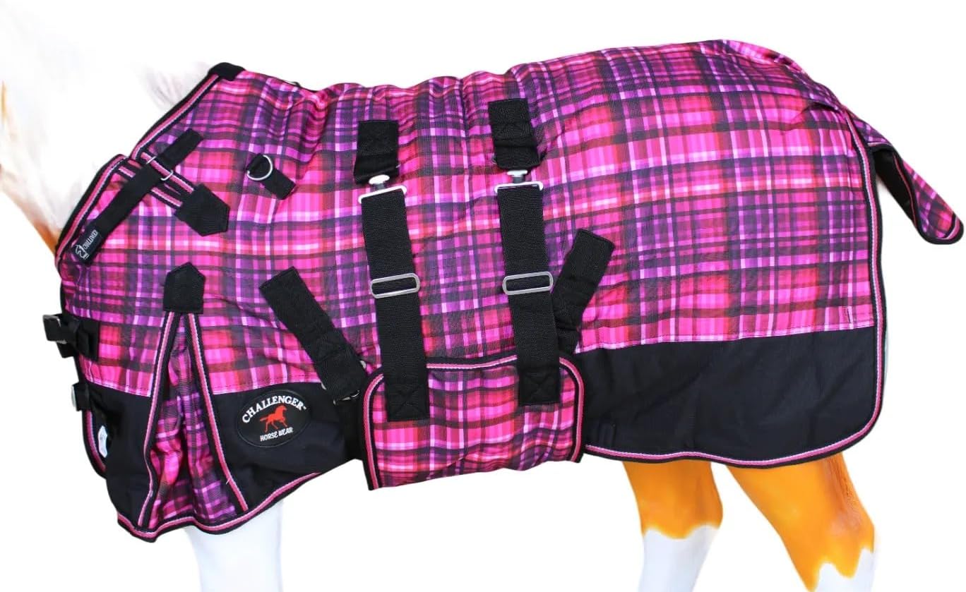 Challenger waterproof foal turnout rug side view