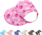 Pet Show Paw Print Dog Baseball Cap front view pink