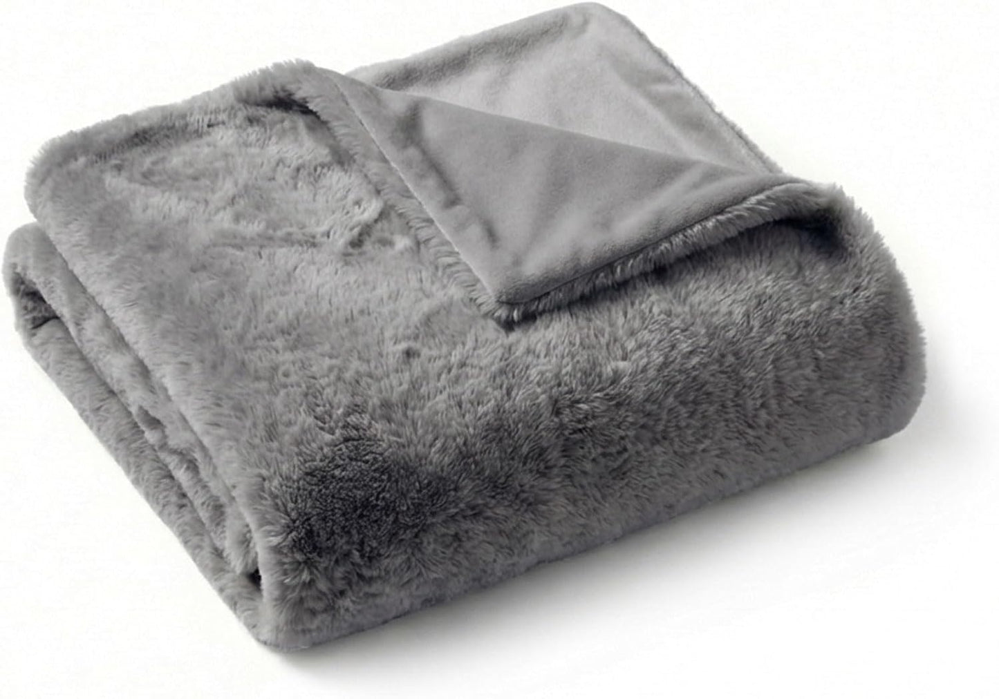4 Cats & Dogs Leak Resistant Mini Faux Fur Throw, Soft European Faux Fur Pet Blanket, Velvet Backing, 40 x 30 Inch Cozy Furniture Protector for Pets, Machine Washable (Taupe) - Image 10