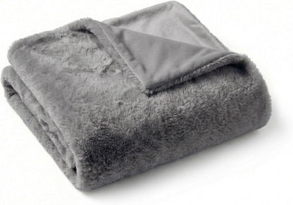 4 Cats & Dogs Leak Resistant Mini Faux Fur Throw, Soft European Faux Fur Pet Blanket, Velvet Backing, 40 x 30 Inch Cozy Furniture Protector for Pets, Machine Washable (Taupe) - Image 10