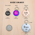 Premium USA imported custom pet ID accessory in rose gold finish.