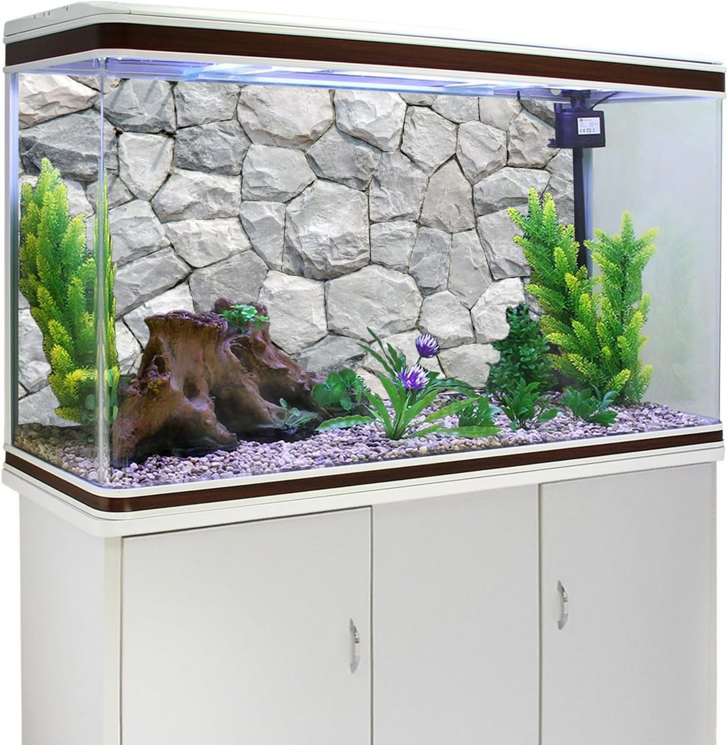 AWERT 72x24 inches rock terrarium background material texture detail