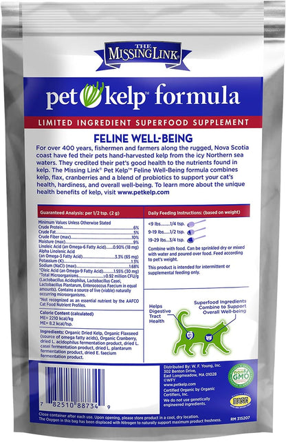 The Missing Link Pet Kelp organic superfood powder texture