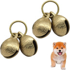 Waziaqoc copper bell set for small pets and outdoor training.