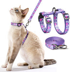 Cat Harness and Leash Set - Escape Proof Adjustable Cat Harness, Comfortable Soft Lightweight, Use Safe & Easy, Walking Travel Kitten Harness for Small Medium Large Cats (Hawaii Green) - Image 14