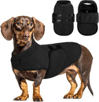 Queenmore Small Dog Sweaters, Soft Fleece Vest Pullover Dog Jacket with Leash Hole, Warm Winter Pet Clothes Cold Weather Doggy Dachshund Sweater for Medium Dogs Cats Boy or Girl (Lavender, S) - Image 12