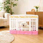 Thinmuhand pink pet playpen liner for 36 inch pen