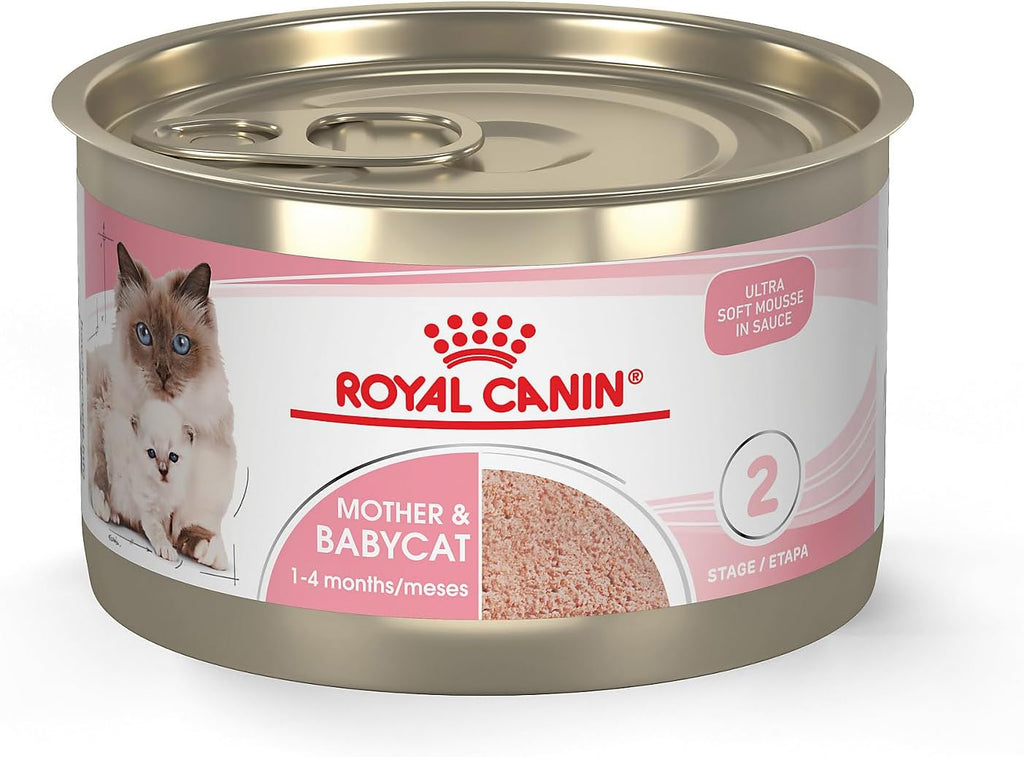 Royal Canin Feline Health Nutrition Mother & Babycat Queen Ultra Soft Mousse in Sauce Cat Food, 3 oz (Pack of 12) - Image 12