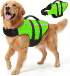 Queenmore Dog Life Jacket for Medium Dogs,Dog Life Vest for Swimming, Reflective Summer Pet Swimming Vest, Adjustable Pet Lifesaver with Rescue Handle for Small Medium Large Dogs(Orange,M) - Image 12