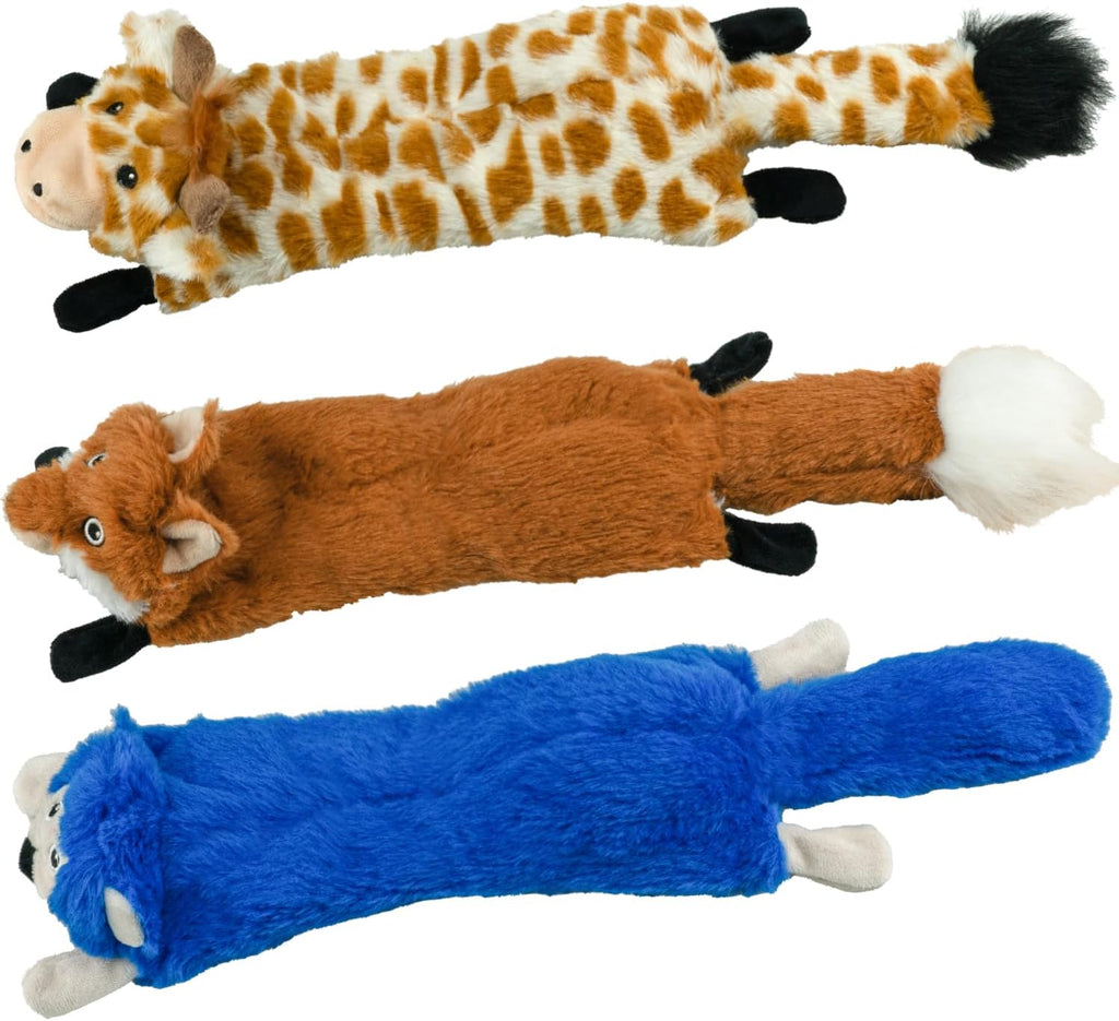 SHARLOVY Dog Squeaky Toys 5 Pack, Bubble Plush Puppy Teething Pet Toys, Crinkle No Stuffing Animals Dog Toy, Doggies Chew for Large Small Medium Breeds - Image 12