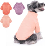 GYALAPERI Dog Sweater, 3 Pack Dog Sweaters for Small Dogs Girl Boy, Ultra Soft Warm Puppy Clothes Dog Coat for Winter (Gray+Azure+Navy, Medium) - Image 11