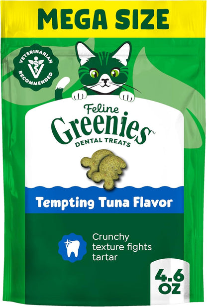 Greenies Cat Treats, Veterinarian-Recommended Adult Natural Dental Cat Treats, Tempting Tuna Flavor, 9.75 oz. Tub - Image 13