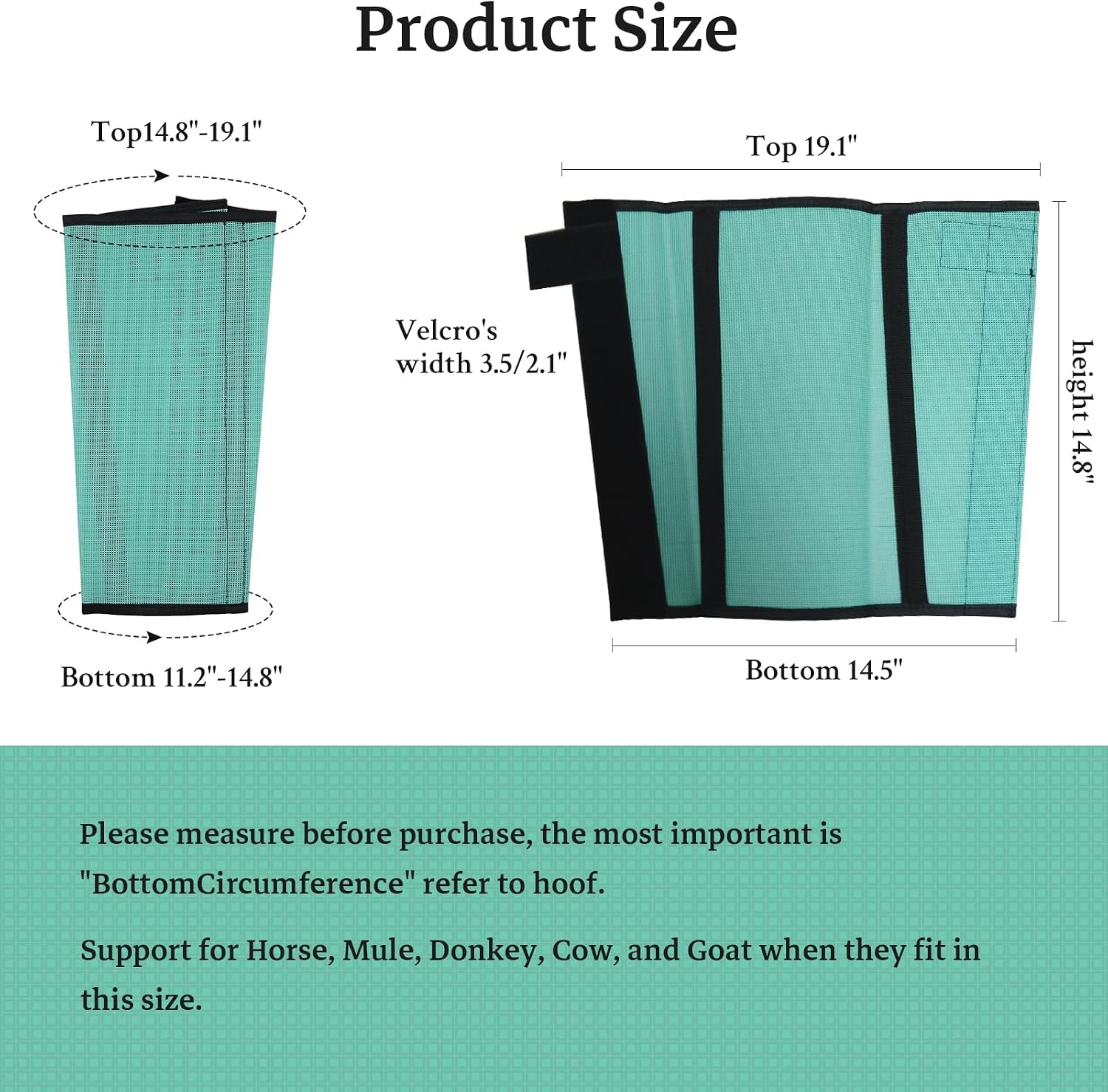 KILILIUN adjustable equine fly leggings showing reinforced non-slip plastic stays
