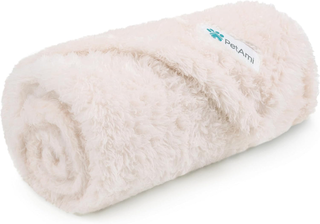 PetAmi Dog Blanket for Small Dogs Pink, Fluffy Soft Puppy Blanket, Sherpa Fleece Cat Blanket for Kitten Doggie, Calming Pet Blanket Throw for Couch Sofa Bed Washable, Small 24x32 - Image 9
