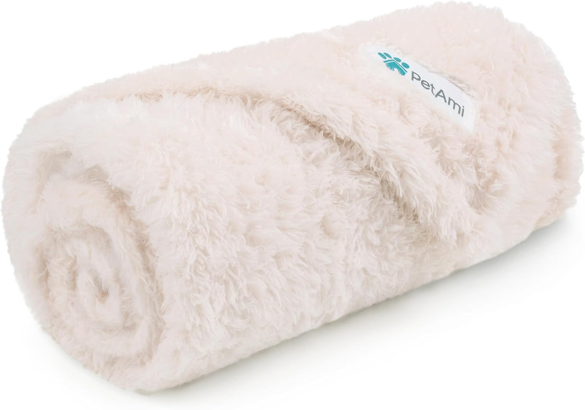 PetAmi Dog Blanket for Small Dogs Pink, Fluffy Soft Puppy Blanket, Sherpa Fleece Cat Blanket for Kitten Doggie, Calming Pet Blanket Throw for Couch Sofa Bed Washable, Small 24x32 - Image 9