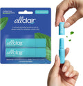 Allclair Nausea Relief Inhaler front packaging view showing two count pack for motion sickness relief