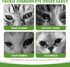 Authentic USA imported premium pet eye cleaner bottle packaging details