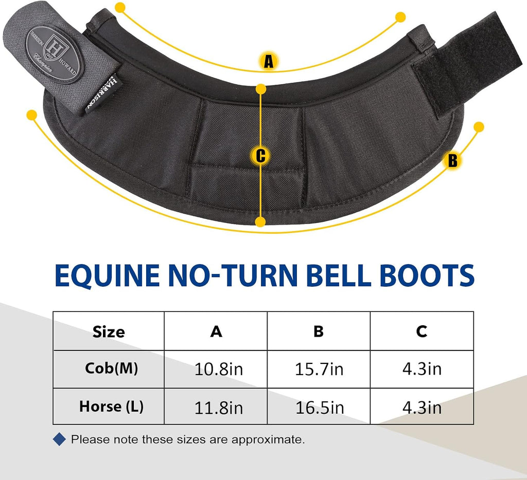 Harrison Howard equine overreach boots highlighting the durable stitching and premium materials