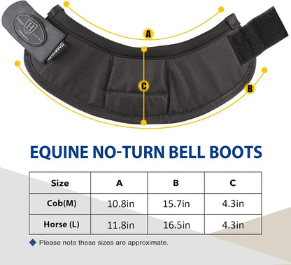 Harrison Howard equine overreach boots highlighting the durable stitching and premium materials