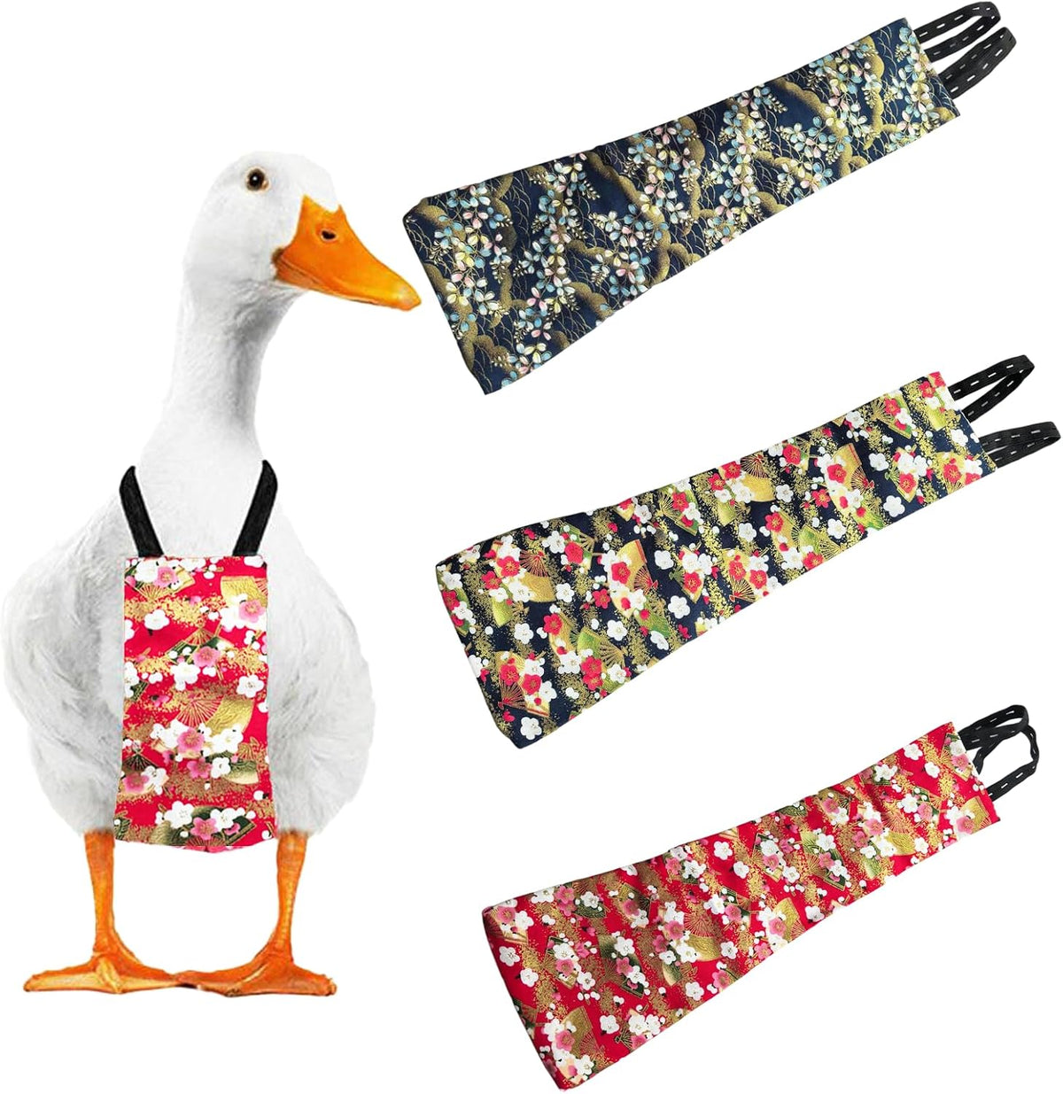 UKJENT chicken diapers highlighting the decorative bow tie detail