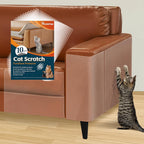 Safe alternative to pins for protecting leather from cat claws