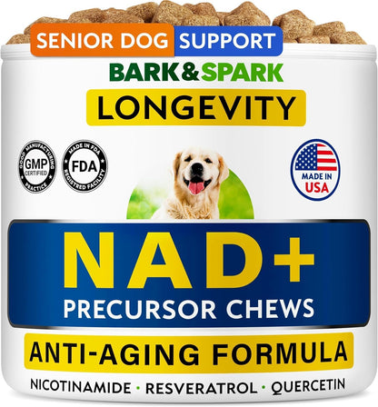 BARK&SPARK Dog Multivitamin Chews Glucosamine Chondroitin with Omega 3, Digestive Enzymes & Probiotics | Vitamins and Supplements for Dogs Pet Skin & Coat & Joint & Gut Health Support - 120ct - Image 10