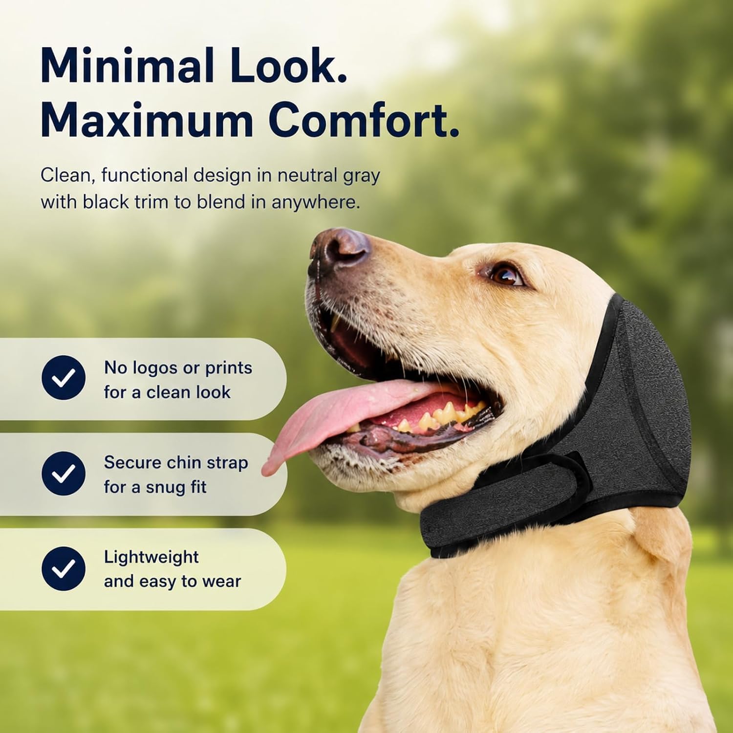 Breathable polyester dog ear wrap material detail