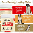Okköbi USA imported natural dog hydration supplement jar