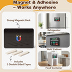 EliteSign pet routine tracking chart with adhesive tape accessories for wall mounting.