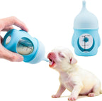 Close up of the pressure control valve on yellow pet feeding bottle