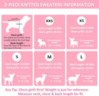 Kallfir's Cutie miniature dog winter clothes packaging with two color variants