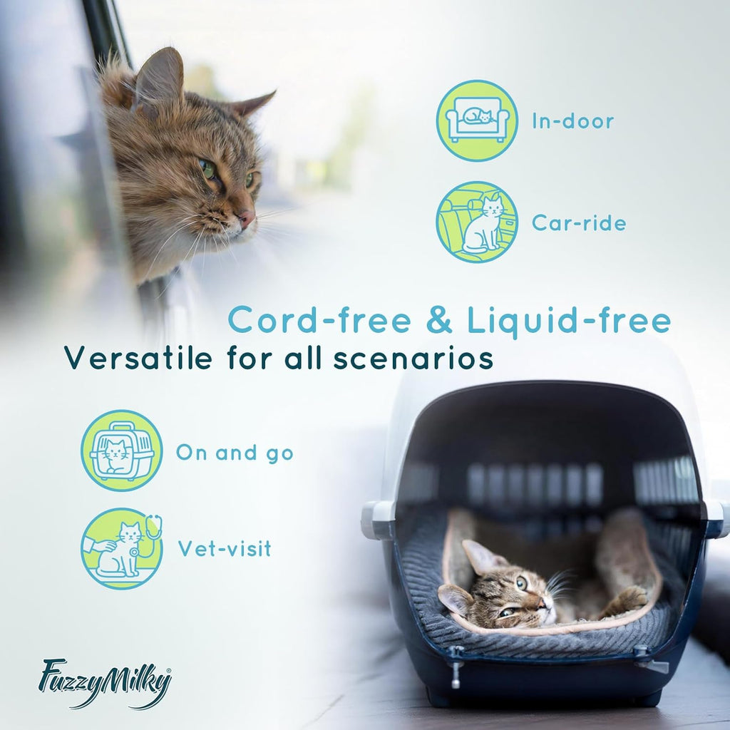 Safe drug free pet calming gel showing safe usage for multi cat homes.