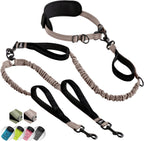 SparklyPets Hands Free Double Dog Leash - Dual Leash for Medium and Large Breeds - Lead for 2 Dogs with Padded Handles, Reflective Stitches, No Pull, Tangle Free - Image 13