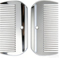 Zswinatw 2 pieces aluminum alloy horse comb set front view