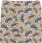 ZoUbqchY vintage tractors baby changing pad cover front view