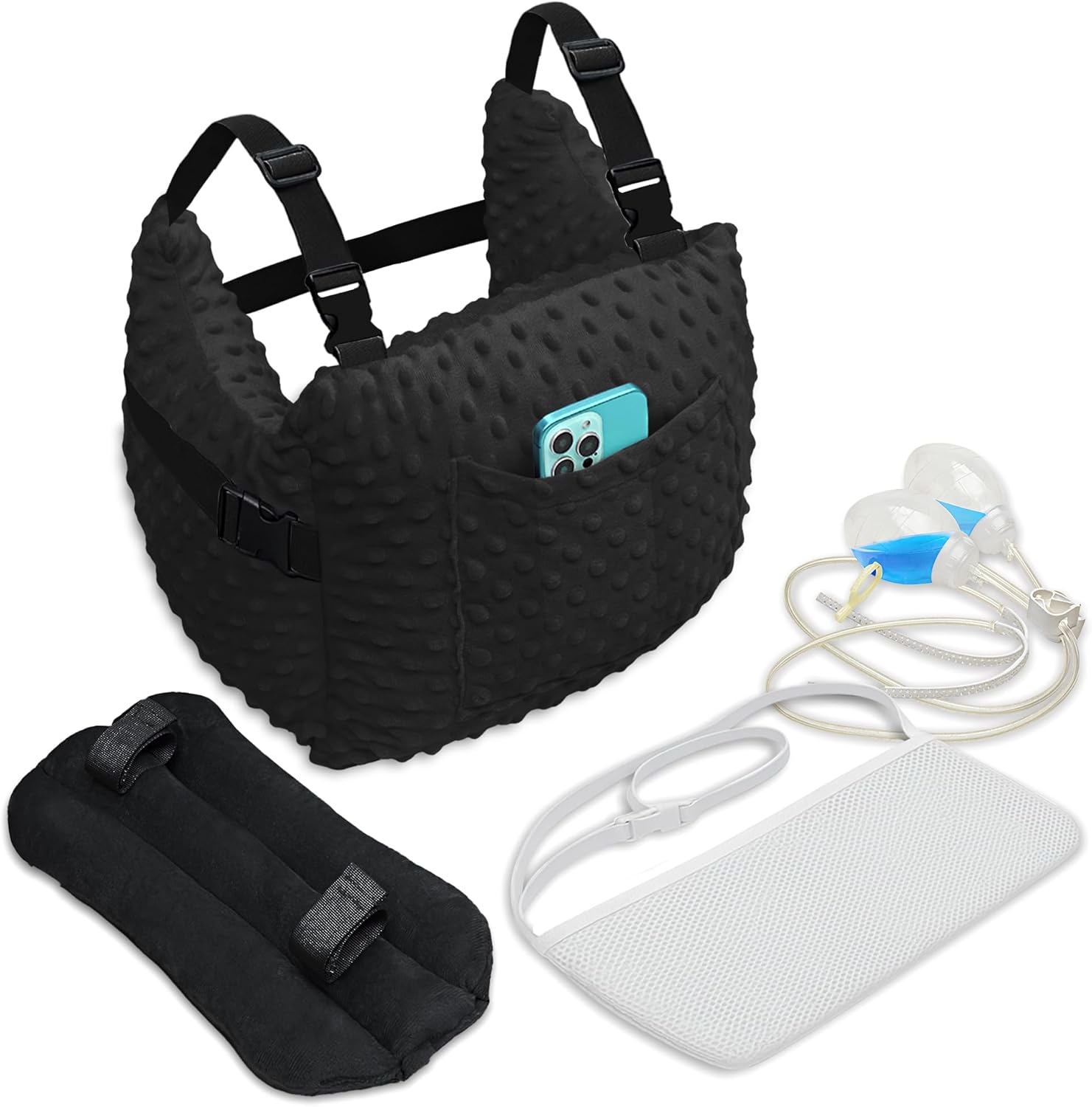 Zomaple Mastectomy Recovery Pillow bundle front view for breast surgery