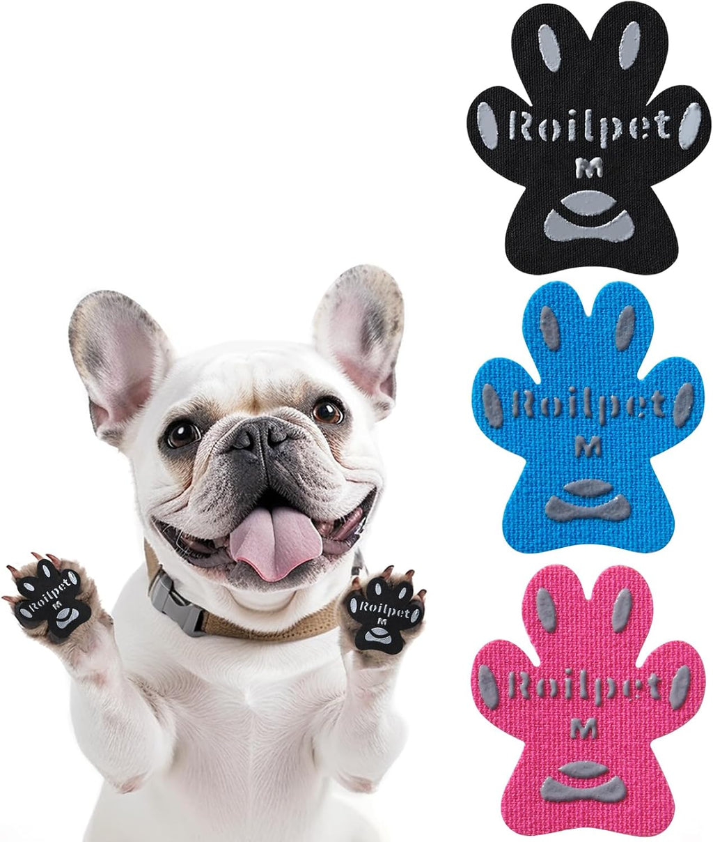Dog Paw Protector Anti-Slip Pads, Toe Grips for Senior Dogs to Prevent Slipping on Hardwood Floors, Stronger Self-Adhesive Paw Pad Provide Traction for Elderly, Injured Pets (12 Sets - 48Pads, XL) - Image 11