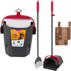 Arm & Hammer Dog Pooper Scooper Swivel Bin & Rake, Poop Scoop for Dogs, Black (2 Heavy Duty Scented Waste Bags Included) - Image 10