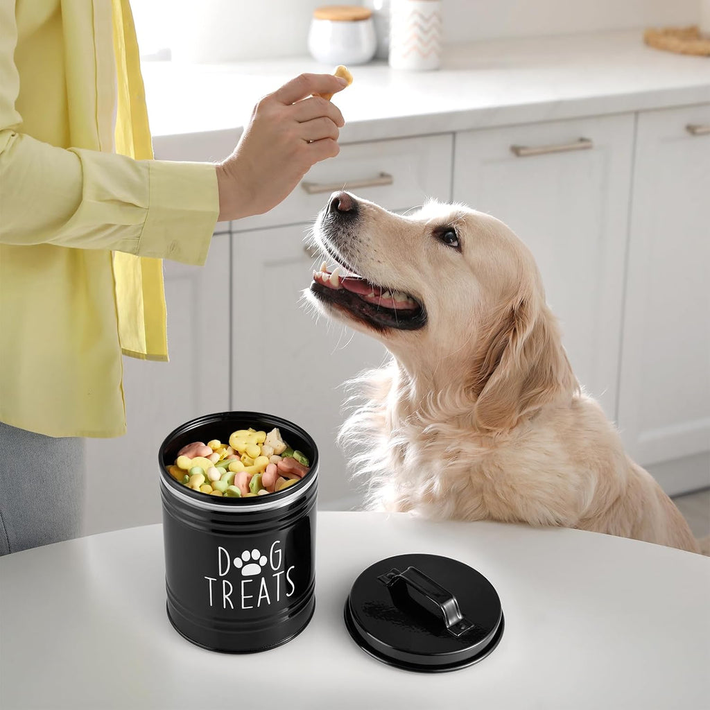 Outnili farmhouse style treat storage for cats and dogs