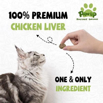 PAWUP single ingredient pet treats packaging showing nutritional information