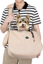 Ownpets Pet Sling Carrier, Fits 15 to 25lbs Extra-Large Dog/Cat Sling Carrier Reversible and Hands-Free Dog Bag with Adjustable Strap and Pocket Shoulder Pad for Outdoor Travel Hiking - Image 10