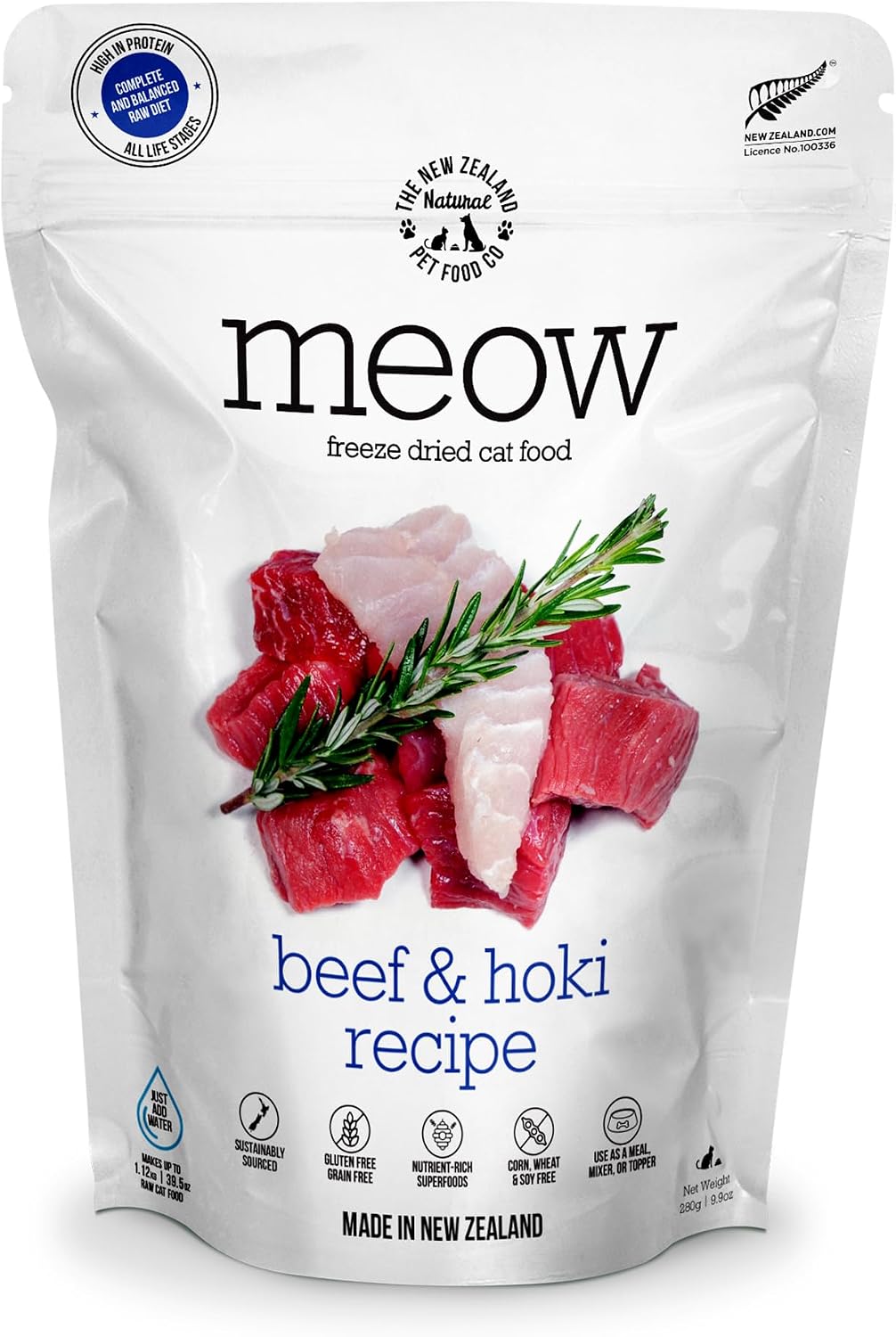 The New Zealand Natural Pet Food Co. Meow Freeze Dried Cat Food - Wild Venison Recipe, High Protein Treats, Meals & Toppers, Dry Cat Food, 1.76 oz - Image 14