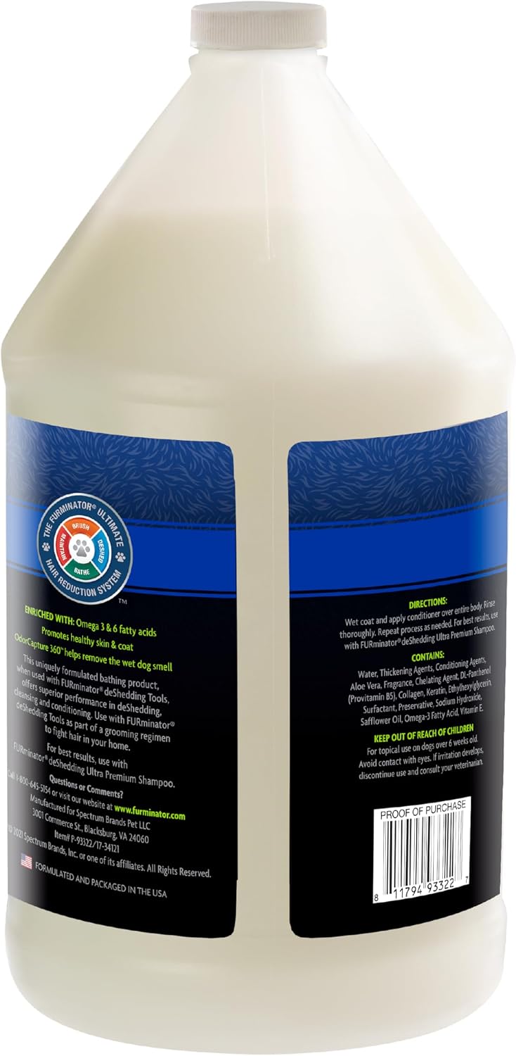 Premium USA imported deshedding conditioner for heavy shedding dogs