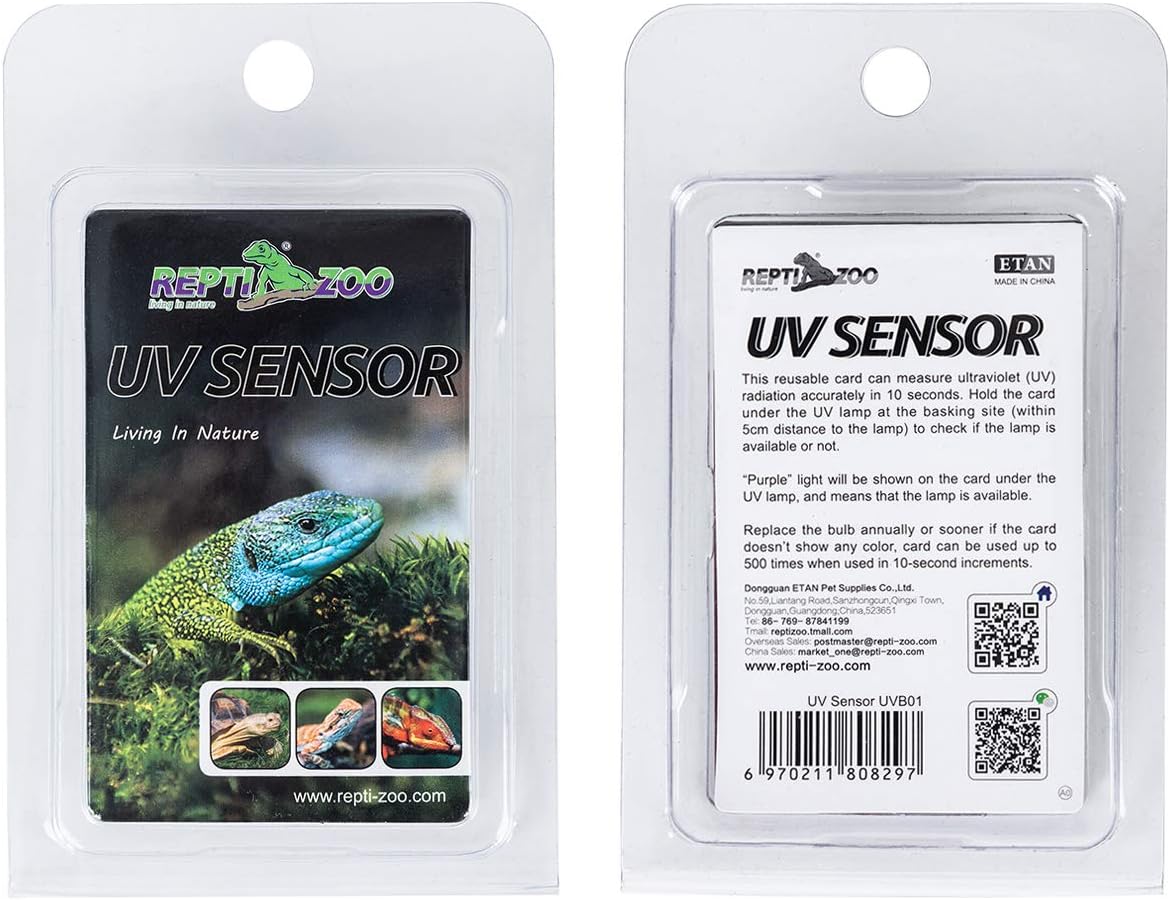 REPTI ZOO packaging and dual card set layout for pet habitats