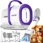 oneisall Dog Grooming Vacuum, Pet Grooming Vacuum with Clipper Nail Grinder, 1.5L Dust Cup Dog deshedding Brush with 7 Tools for Shedding Pet Hair, Home Cleaning(Blue) - Image 10