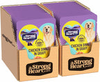 A Strong Heart Wet Dog Food Pouches, Beef & Vegetable Stew, 3.5 oz Pouches (Pack of 24), Made in The USA with Real Beef - Image 11